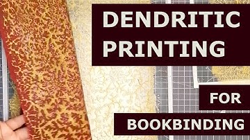 Dendritic Printing for Bookbinding
