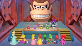 Mario Party Superstars Minigames - Donkey Kong Vs All Characters Bowsers Big Blast Master Cpu