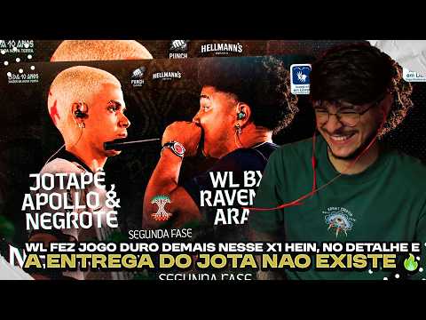 ALAN REAGE JOTAPÊ, APOLLO E NEGROTE X WL BXD, RAVENA E ARAPS | Segunda fase | BDA 10 ANOS | REACT