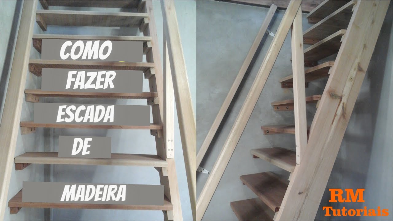 Dicas e Medias de Como Fazer Uma Escada de Madeira na sua Casa - YouTube