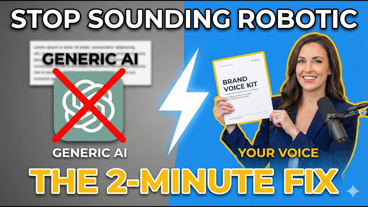Stop Sounding Like a Robot: The 3-Step Brand Voice Fix