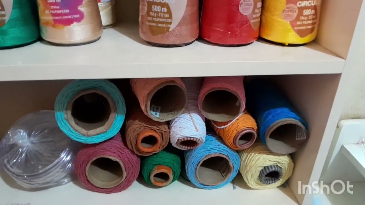 Vamos lá mudar o nosso ateliê, e amei o resultado,vídeo aula porta pano de prato com 