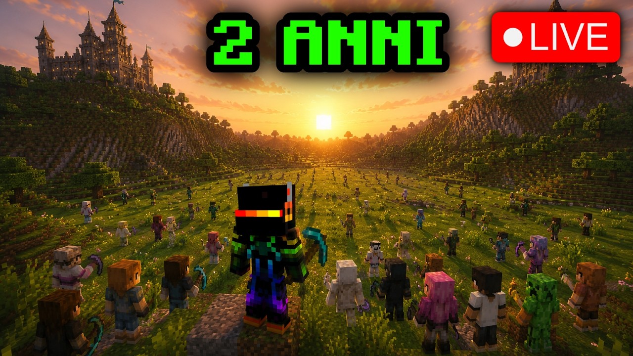 🔴 LIVE MINECRAFT - SPECIALE ANNIVERSARIO!