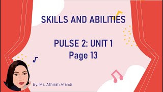 Pulse 2: Unit 1 Page 13