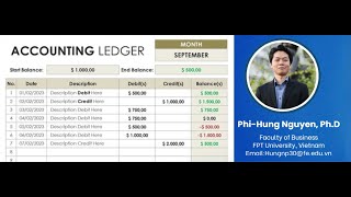 5 Phút Giải Ảo ACC101 | Chapter 5: Serial Problem – Part 2: Lập Sổ Cái (Ledger Accounts)