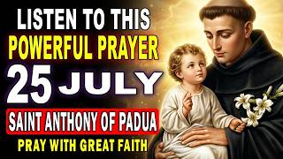 WAIT! SAINT ANTHONY OF PADUA HAS A MIRACLE FOR YOUR LIFE TODAY 🙏✨