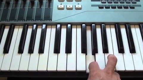 How to Play Giorgio By Moroder on piano - Daft Punk
