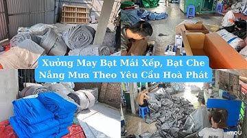May Bạt Mái Xếp, May Bạt Che Nắng Mưa Theo Yêu Cầu Giá Rẻ Tại Xưởng Bạt Hoà Phát
