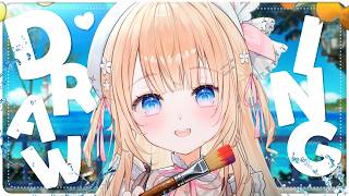 Drawing ┊ Drawing Cute Things While the Background Does Summer #peostream