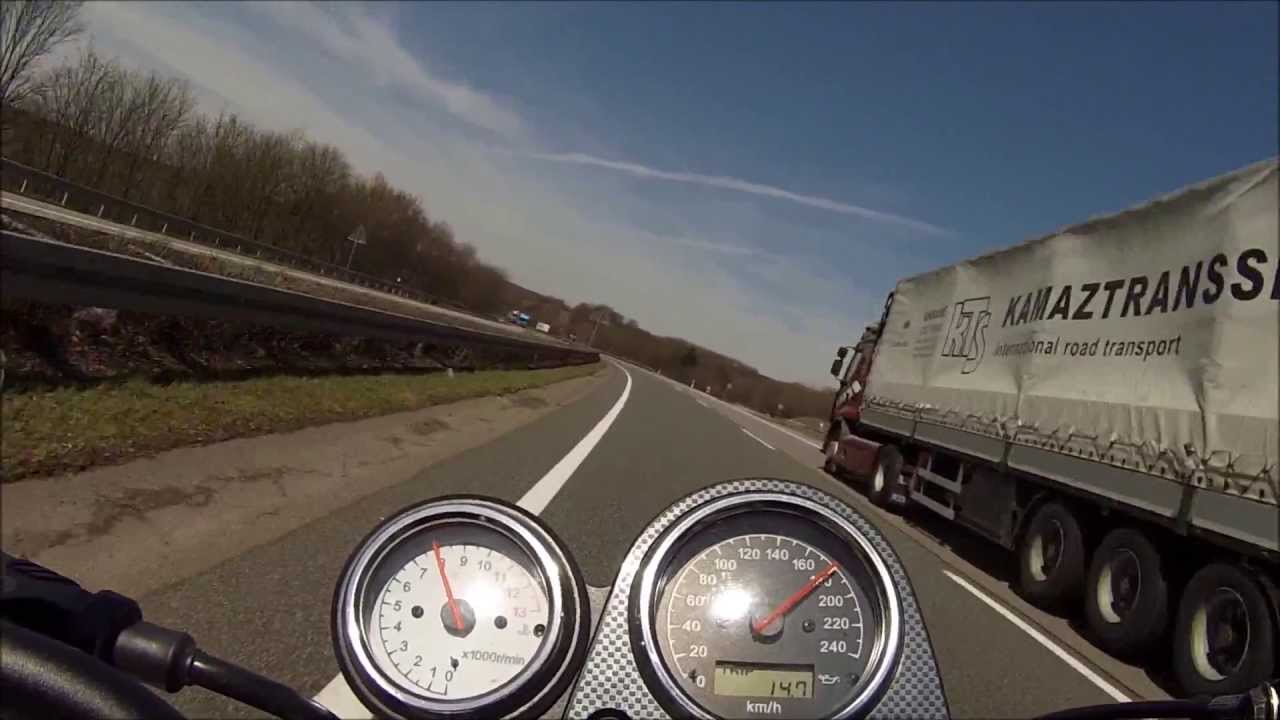 Stevenson Forfatning beruset Suzuki SV650 ... Autobahn TOPSPEED GoPro3 - YouTube