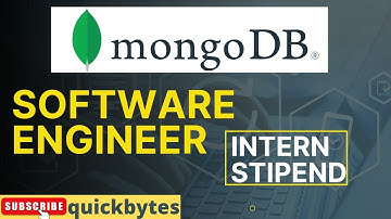 #mongodb  software Engineer intern stipend #quickbytes #mongodbInternStipend #internship