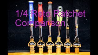 1/4 Roto Ratchet Comparison