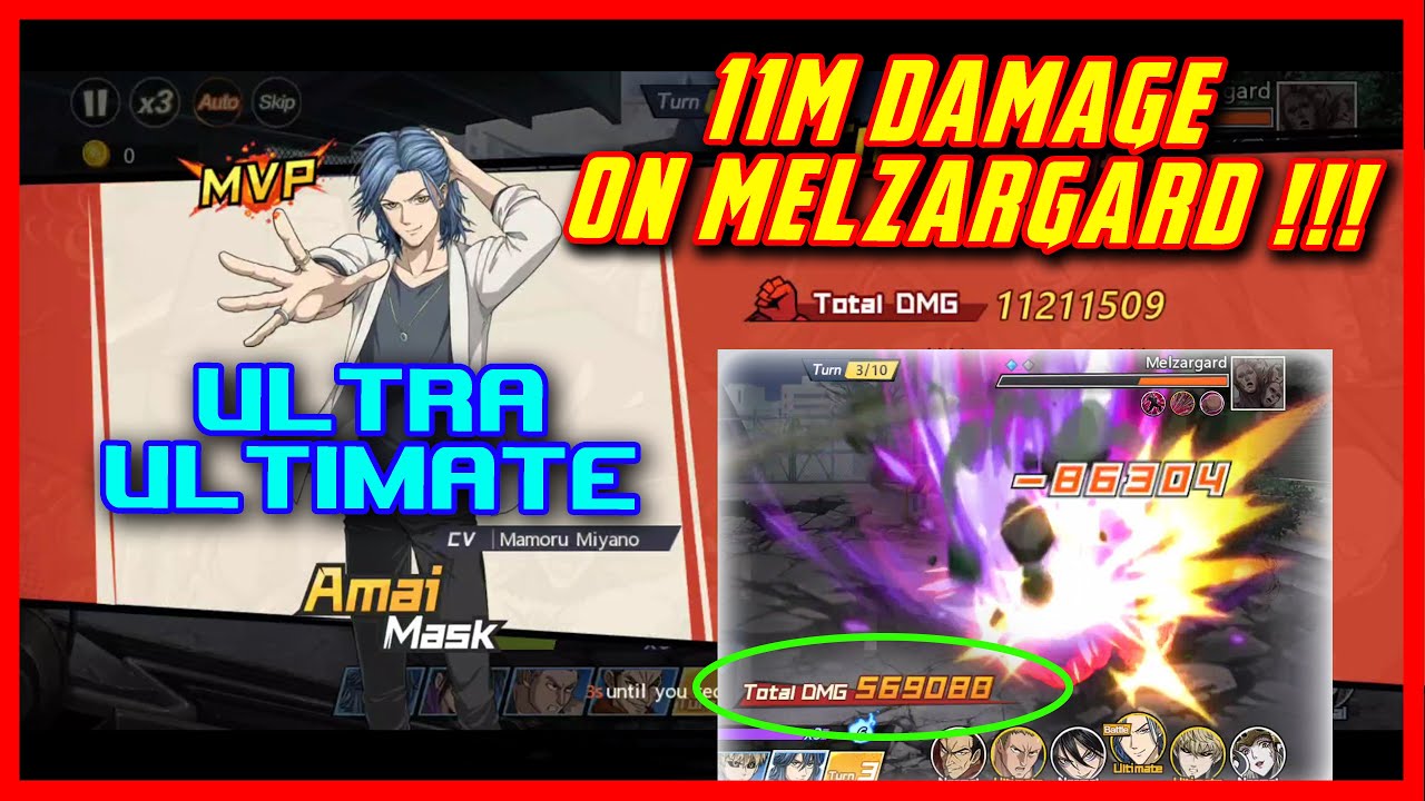 ONE PUNCH MAN : THE STRONGEST -  AMAI MASK ULTRA ULTIMATE 500K+ DAMAGE