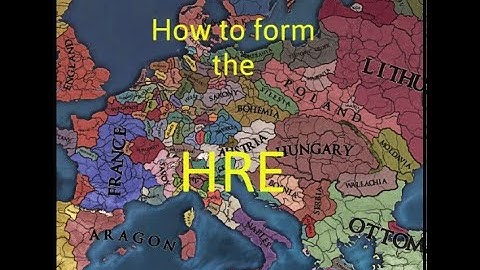 How to form the HRE in EU4.