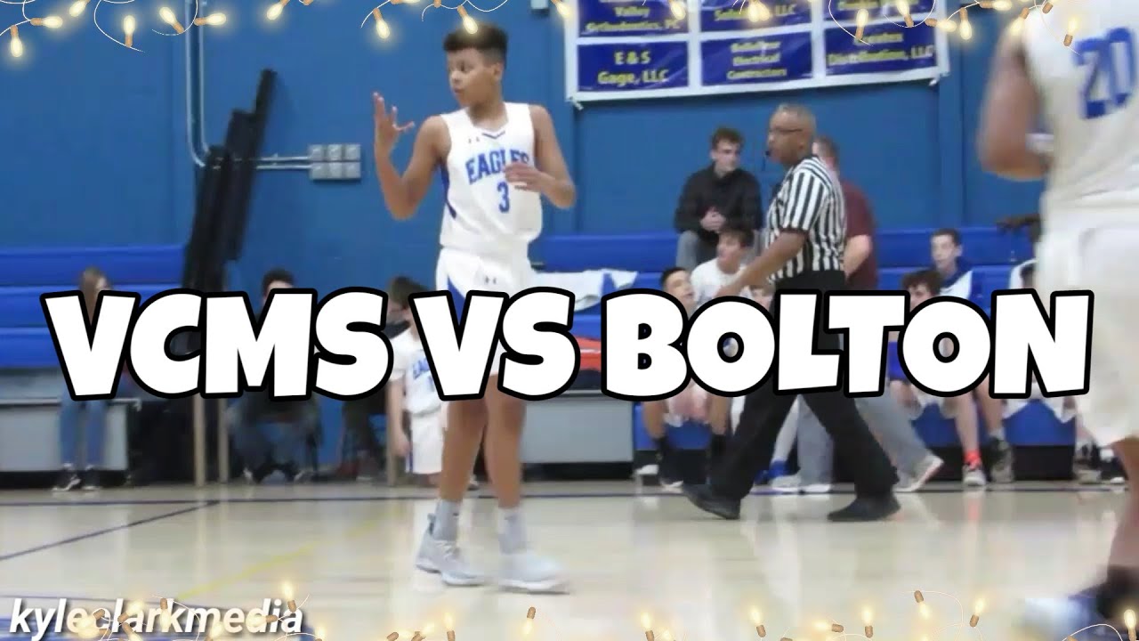 VCMS vs Bolton Basketball Highlights YouTube