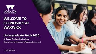 Economics Open Day 2025 | Welcome to Warwick Economics