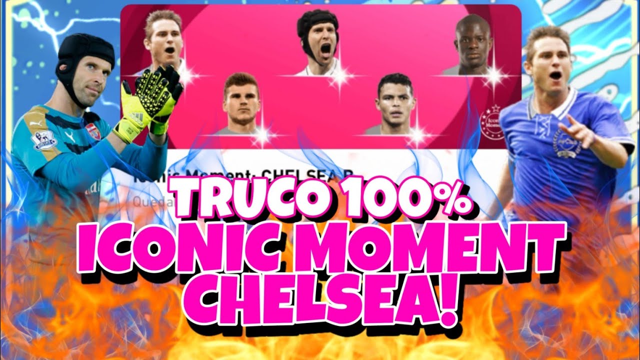 TRUCO 100% CHELSEA ICONIC MOMENT| ČECH, LAMPARD!🔥PES 21 MOBILE