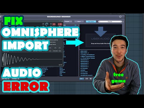 Omnisphere Import Audio Tutorial | Format Not Supported Error