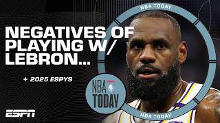 The CONS of playing with LeBron 👀 + 2025 ESPY for NBA player of the year 🏆 | NBA Today