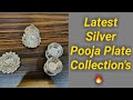 Latest silver plate for Pooja Collection&#39;s/Silver Pooja items/online shopping haul/Trendy Collection