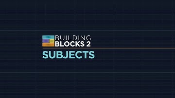 BUILDING BLOCKS 2 by Audible Genius - Subjects