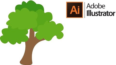 Tree vector in Adobe illustrator: