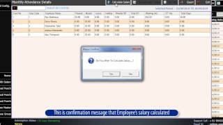 How to calculate attendance and salary of the employee in ONtime? screenshot 5