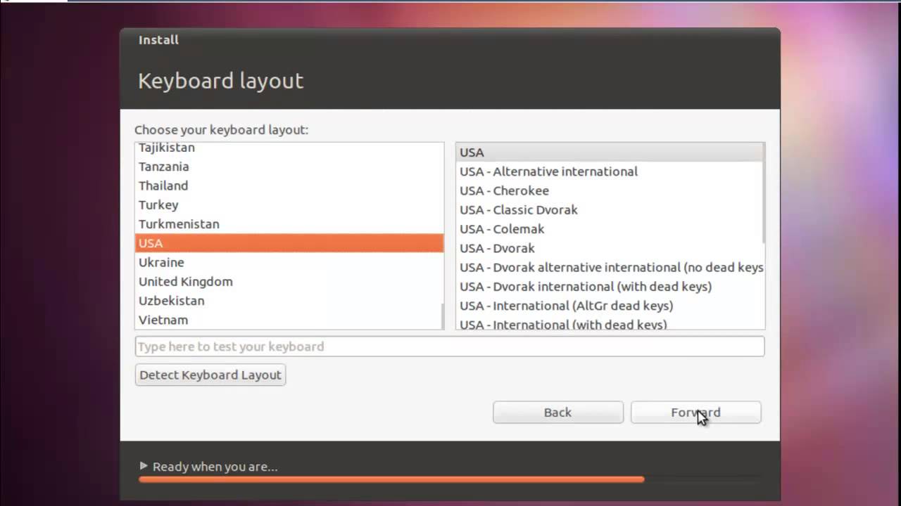 Installation tutorial. Installation tutorial