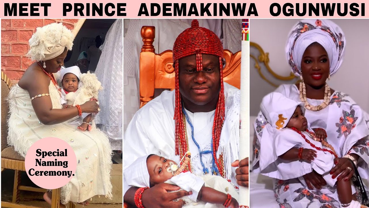 OONI OF IFE ПРАЗДНУЕТ ПРИНЦА АДЕМАКИНВА ОГУНВУСИ И ОЛОРИ ЭШЛИ В ГРАНДИОЗНОМ СТИЛЕ. #ooniofifewives
