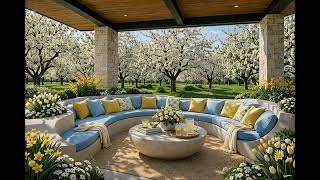 Spring Blossom Garden Pavilion 🌼 | Garden Ambience screenshot 5