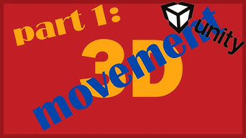 how to make a 3d unity game part 1. movement