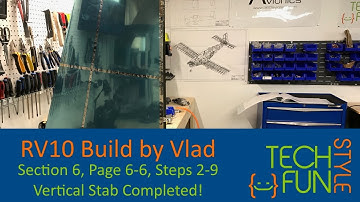 RV-10 - Vertical Stab Assembly. Page 6-6 Step 2-9