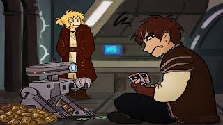 Atton And T3-M4 Knights Of The Old Republic Ii The Sith Lords