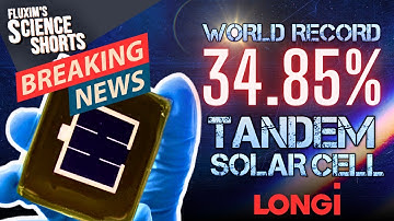 Perovskite Silicon Tandem Solar Cells NEW EFFICIENCY WORLD RECORD: 34.85% Efficiency (Apr 18, 2025)