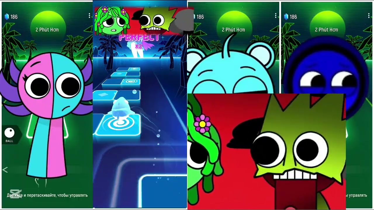 ONE MISTAKE = FAIL 😨 SPRUNKI Tiles Hop NO MISS PERFECT RUN!