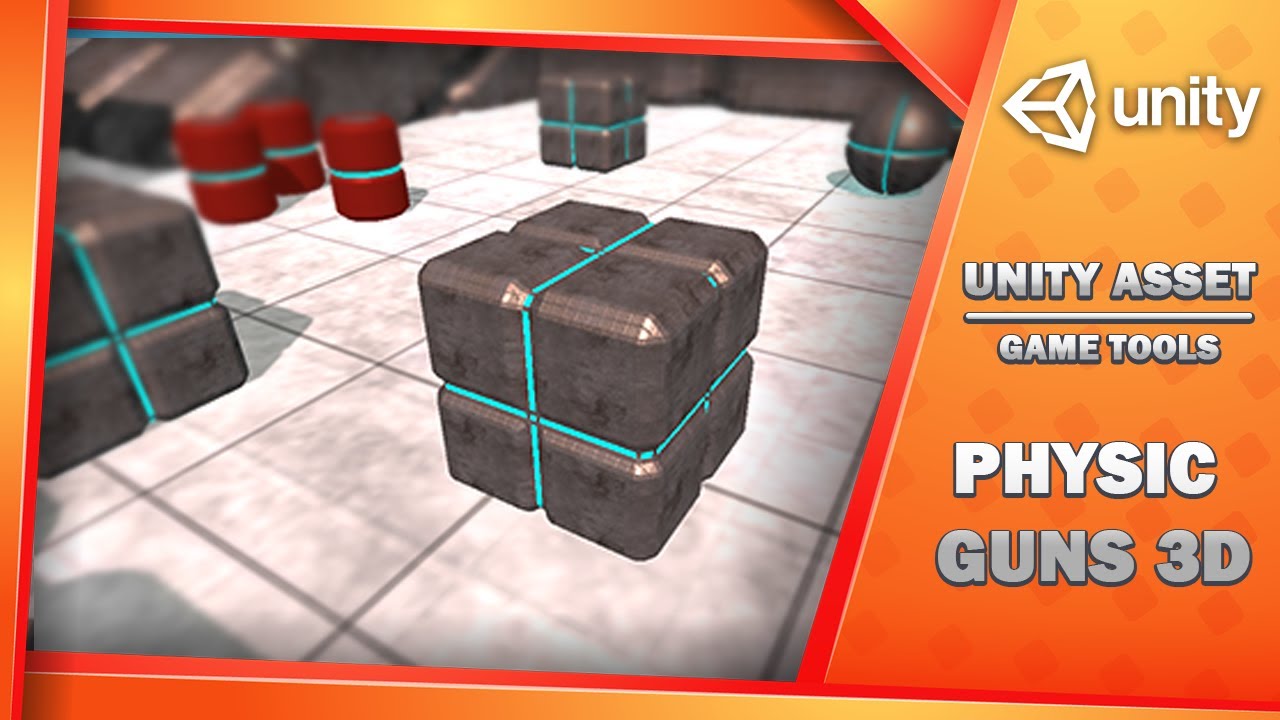 Physics Guns 3D - Game Template, video preview 6