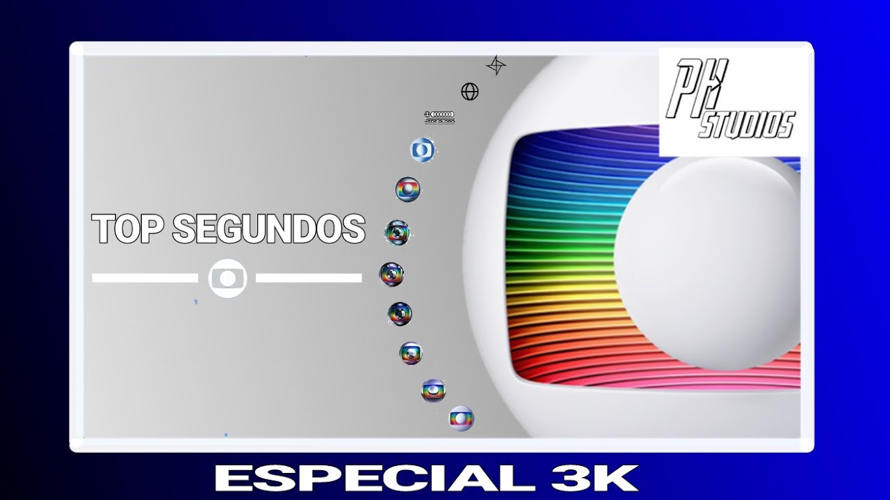 [ESPECIAL 3K] Cronologia de Vinhetas | Top Segundos Na Globo 1978-2021