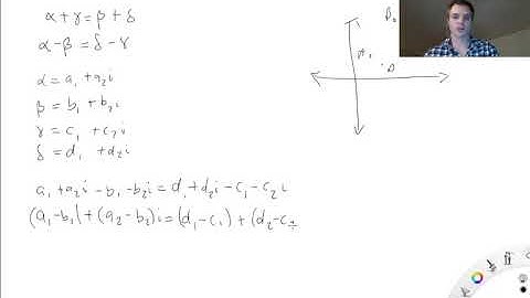 Prove 4 complex points form a parallelogram given that the pairs have equal sums