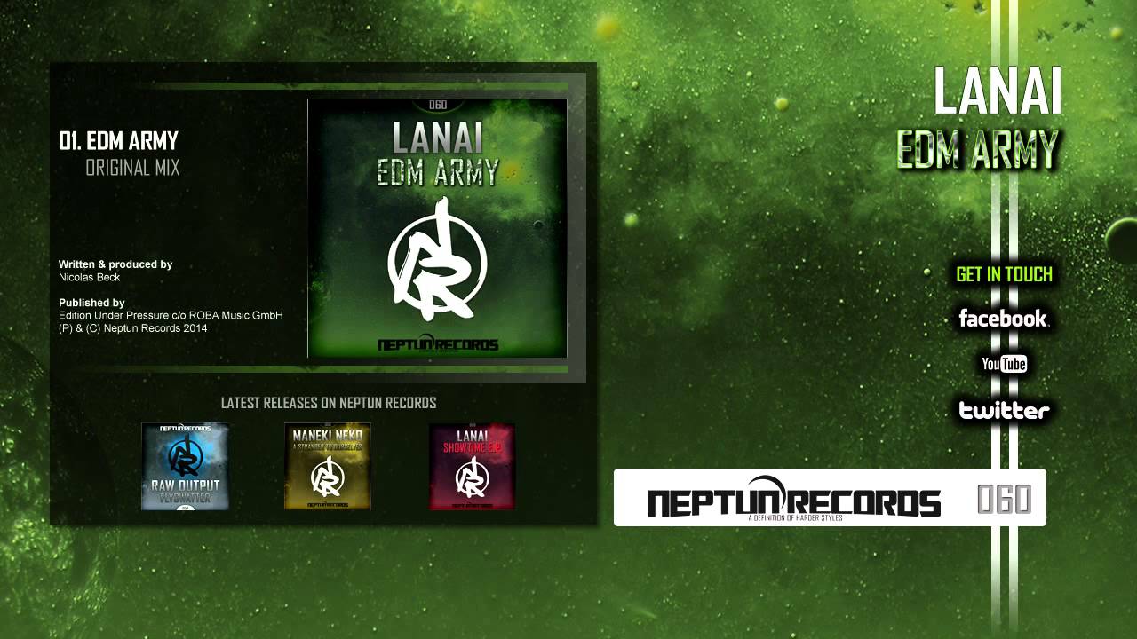 Watch NR060 - Lanai - EDM Army (Original Mix) on YouTube Watch NR060 - Lanai - EDM Army (Original Mix) on YouTube