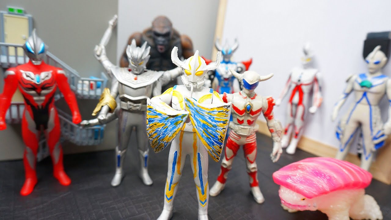 ソフビ改造 オリジナルウルトラマン オリトラマン ウルトラマンリョウ Sofubi Toys Ultraman Youtube