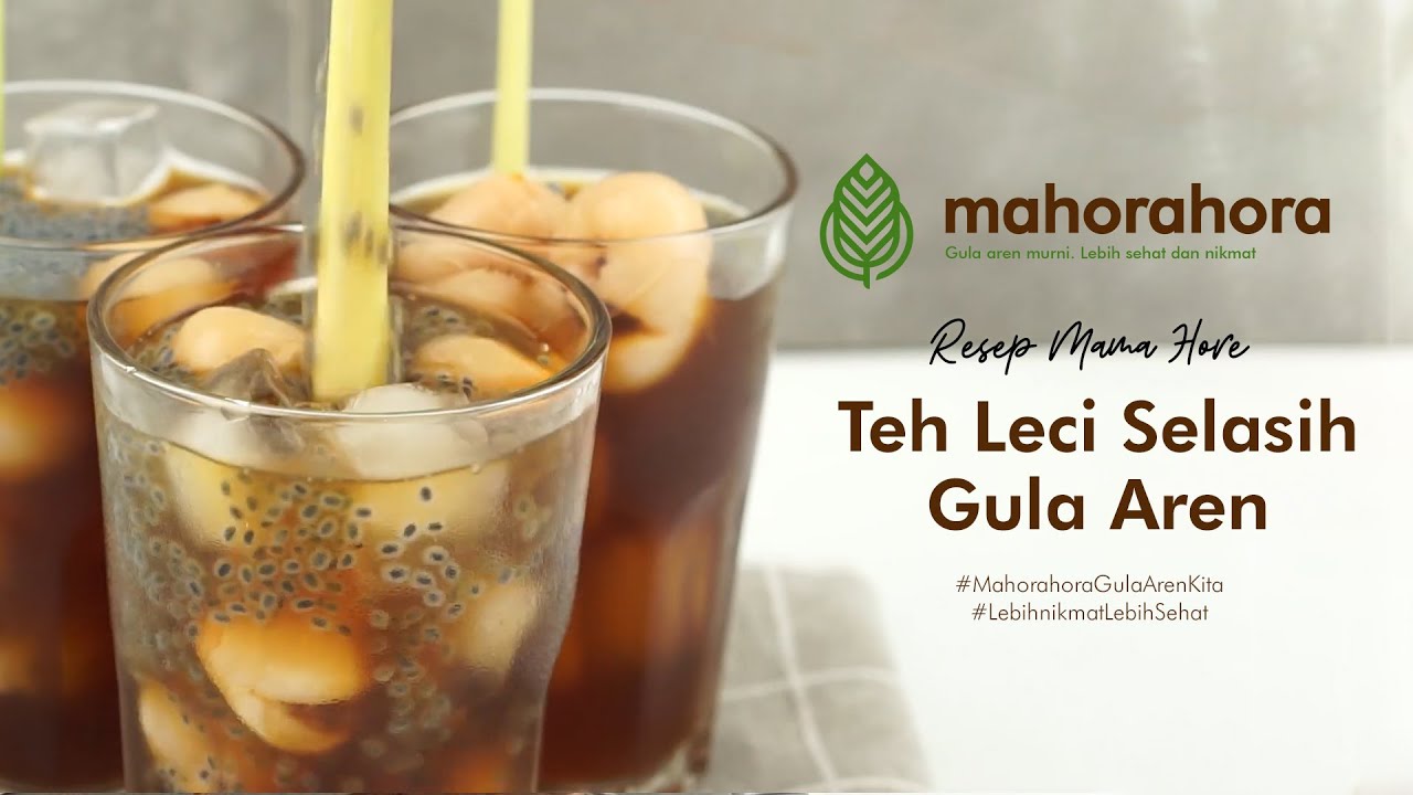 Teh Leci Selasih Gula Aren | Mahorahora | Resep Kreasi Mama Hore
