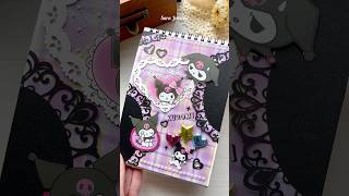 Kuromi Scrapbooking🖤💜🩷 #sanrio #scrapbooking #journalwithme