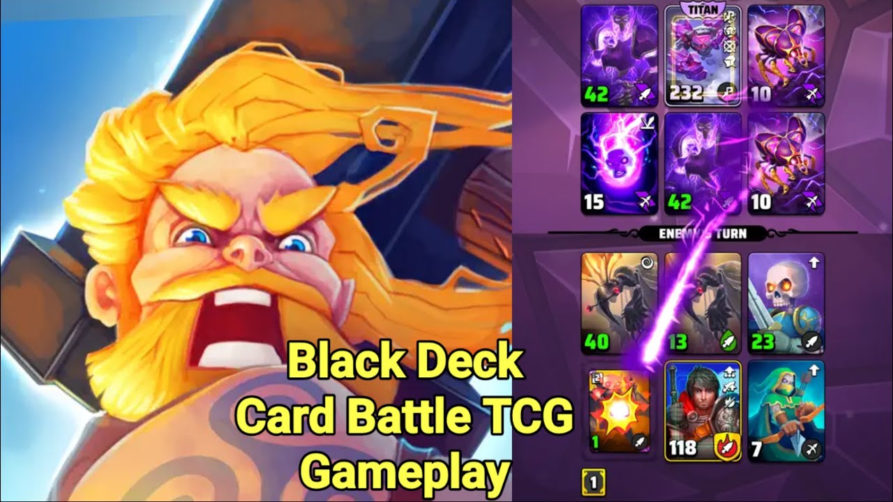 Black Deck Card Battle TCG Game Gameplay YouTube