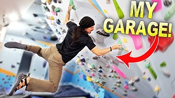 I Built a Climbing Gym in My Garage!