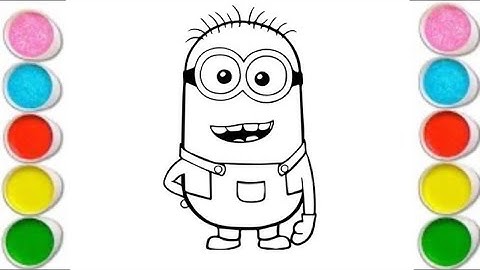 How to draw Mega Minion Dave Despicable Me 4