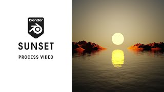 Sunset in Blender in 7 Minutes | Blender Tutorial