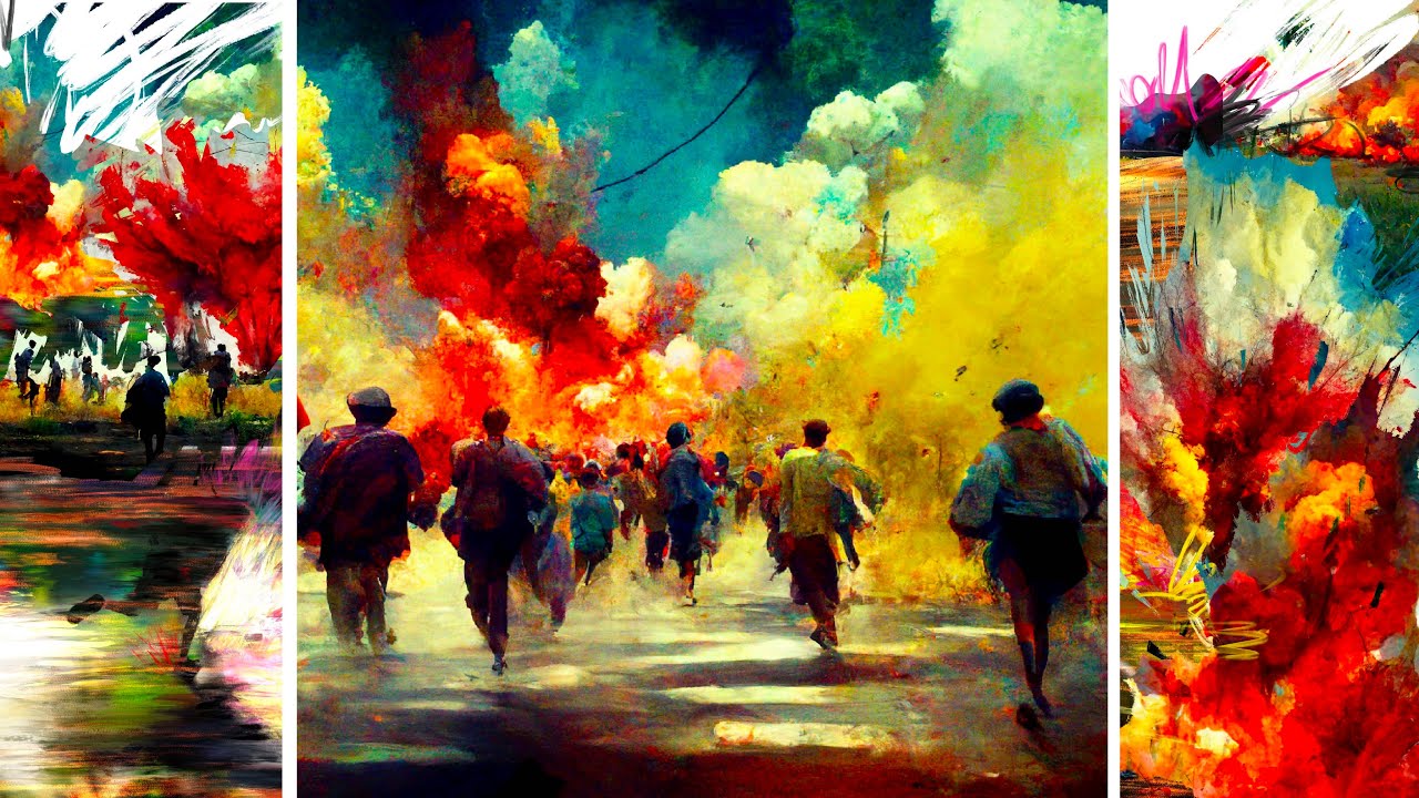 WAR IN UKRAINE AI ART