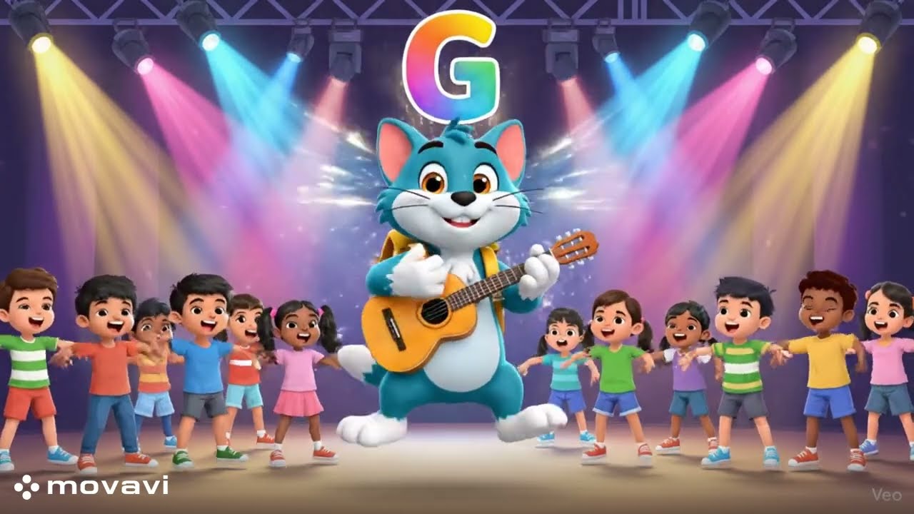 Letter G Song for Kids | Alphabet Video | Mr. Whiskers ABCs 