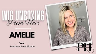 Amelie | Push Hair | Wig Studio 1 | Rootbeer Float Blonde #wigs #wigreview