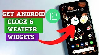 How To Get Android 12 Clock Widget & Weather Widget On All Android Phones screenshot 5